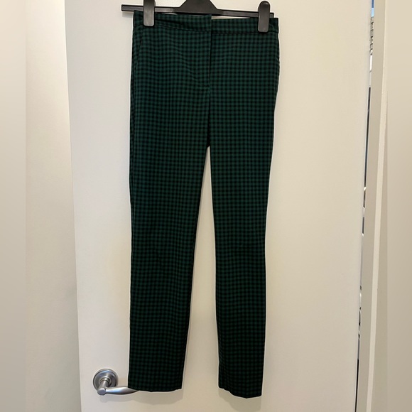 Black and green checkered skinny dress pants - Picture 2 of 6